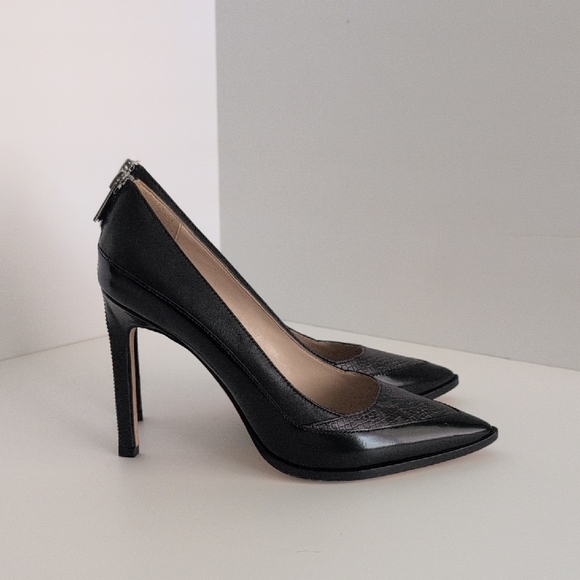 Diesel, Genuine Leather, Zipper Heels, Black, Size 40, Fits 9 US - Picture 4 of 11